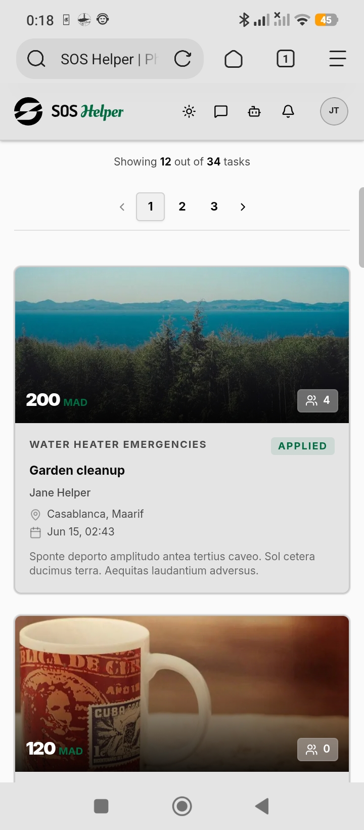 SOS Helper screenshot